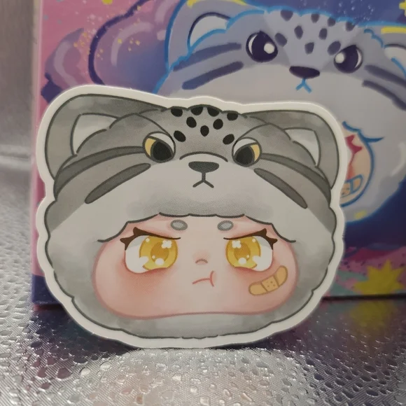 Zhiyi Idol Plush Storage Box Cat Hood Figure w/ Box & Card NEW Cute Kawaii - Picture 3 of 4